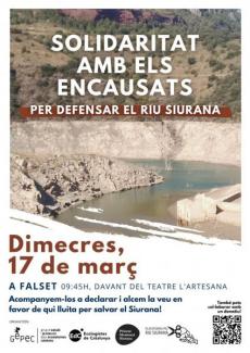 Solidaritat amb les lluitadores del riu Siurana