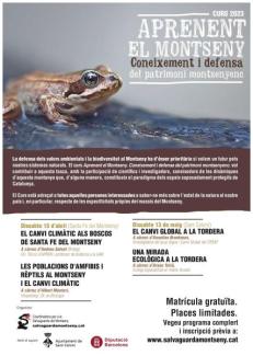 Cartell del curs "Aprenent el Montseny"
