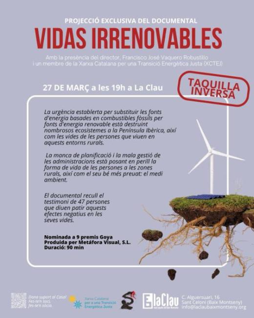 Vidas irrenovables (el documental)
